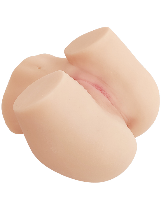 Мастурбатор двойной вагина+анус 3D, телесный, 180x180x220 мм
