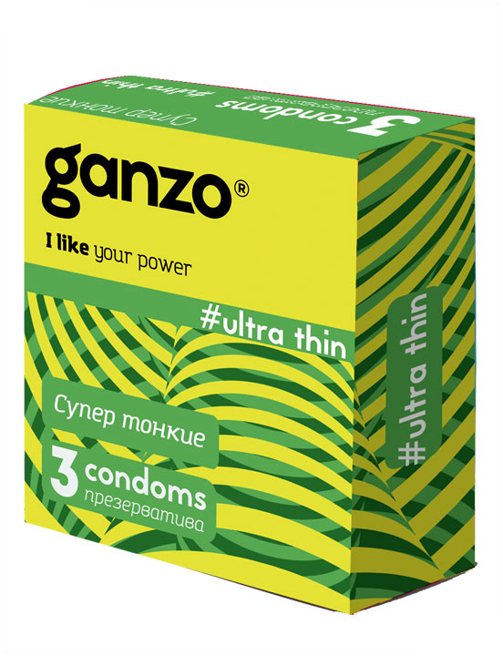 Презервативы GANZO Ultra thin, 3 шт.
