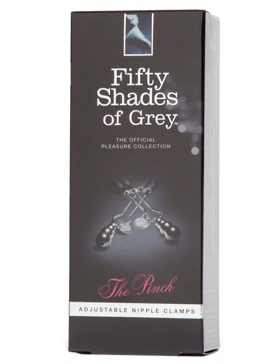 Зажимы для сосков Fifty Shades of Grey The Pinch Adjustable, металлические