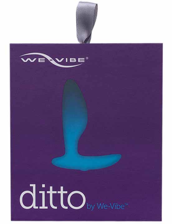 Анальная вибровтулка We-Vibe Ditto, синий, 88x32 мм