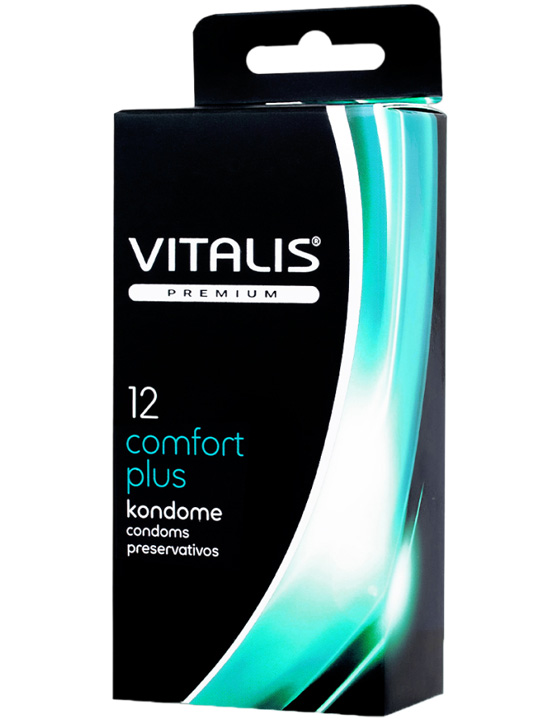 Презервативы VITALIS premium Comfort plus анатомической формы, 12 шт.