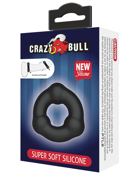Эрекционное эластичное кольцо из серии Crazy Bull, 54 мм