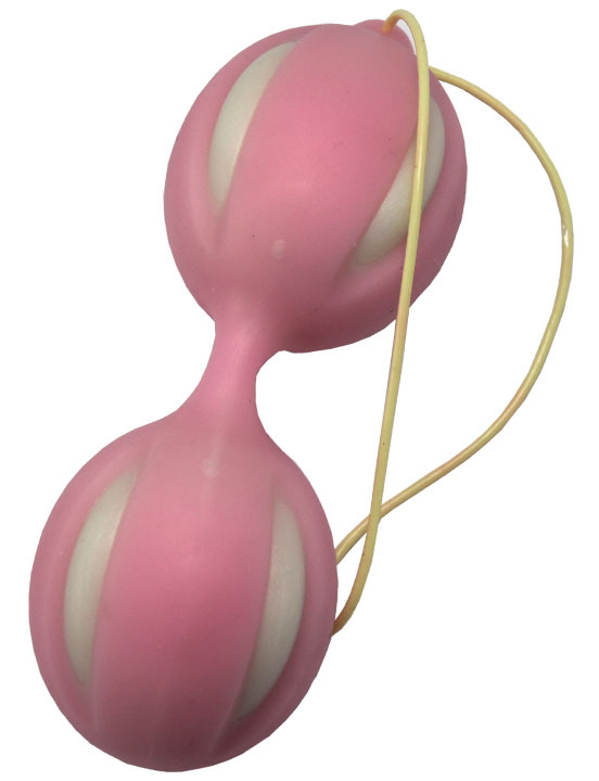 Шарики вагинальные, розовые, диаметр 35 мм
