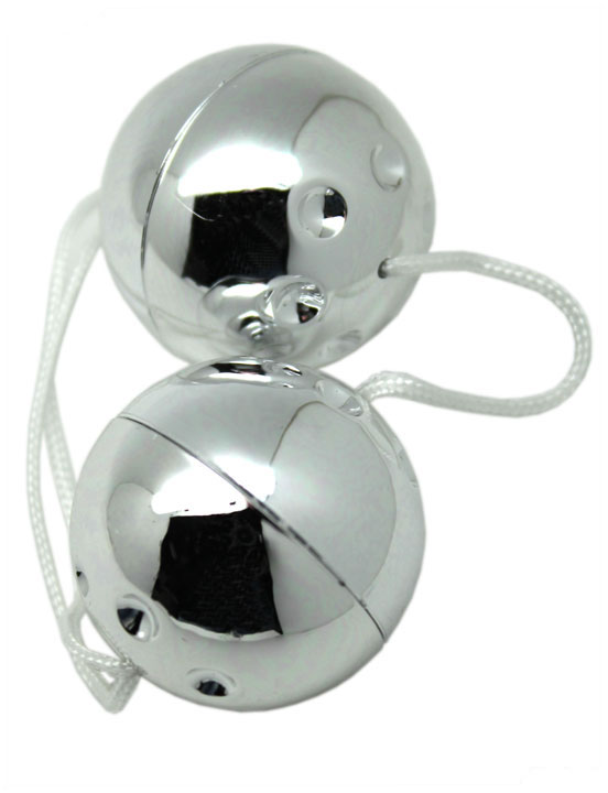 Шарики со смещённым центром тяжести, серебряные, диаметр 30 мм