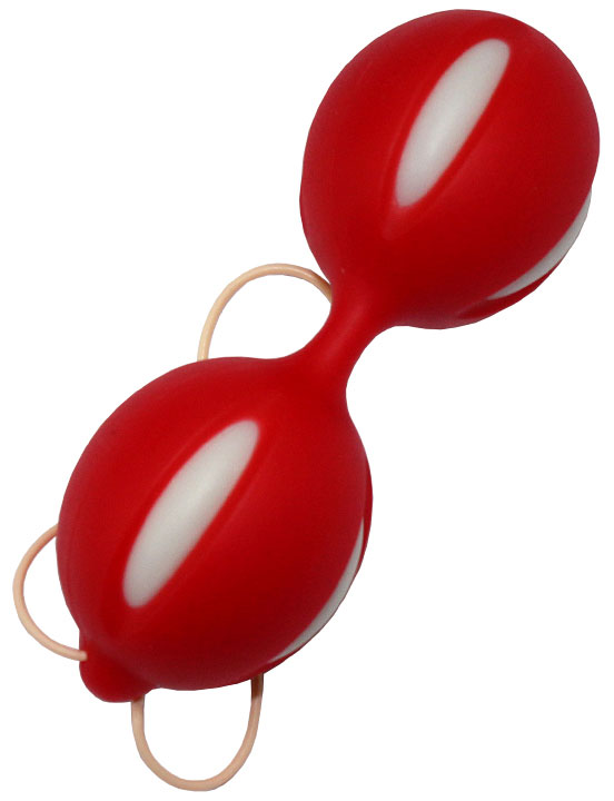Шарики вагинальные, красные, диаметр 35 мм
