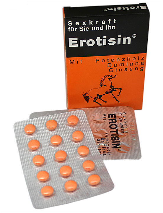Таблетки «Эротизин», Erotisin, 30 таблеток