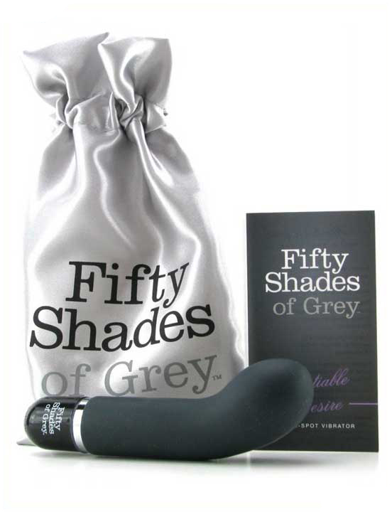 Вибратор точки G Fifty Shades of Grey Insatiable Desire, силикон, чёрный