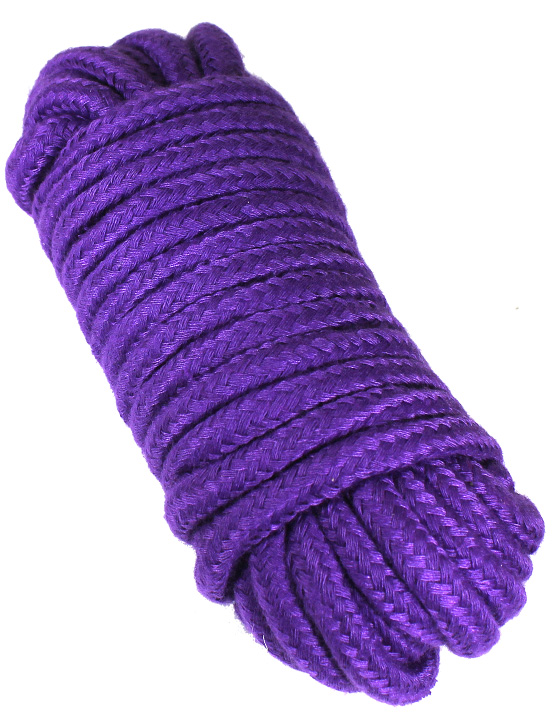 Верёвка для бондажа и декоративной вязки, фиолетовая, 10 м