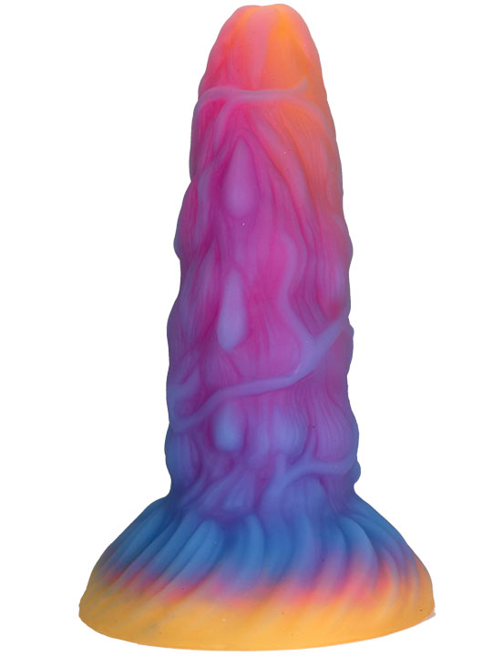 Фаллоимитатор Тентакли (щупальца) на присоске, цветной, 50x180 мм