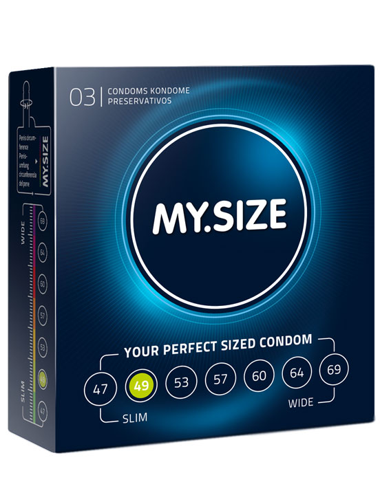 Презервативы MY.SIZE 49 размер, 3 шт.
