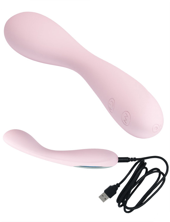 Вибратор Nigel, 30 видов вибрации, нежно-розовый, 30x175 мм