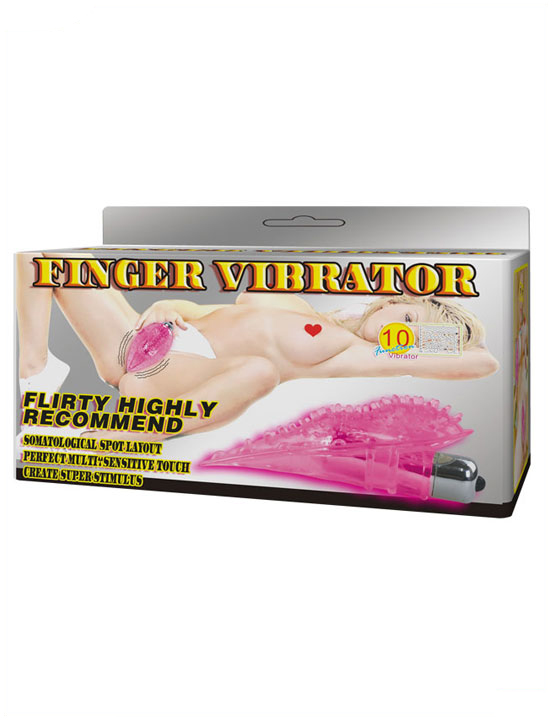 Клиторальный стимулятор, 10 видов вибраций, розовый, 45x80 мм