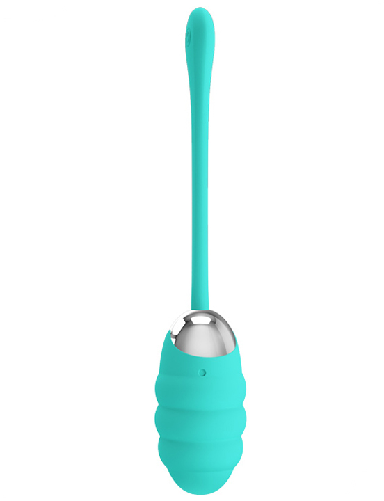 Виброяйцо Franklin, 12 видов вибрации, память, зелёное, 36 мм