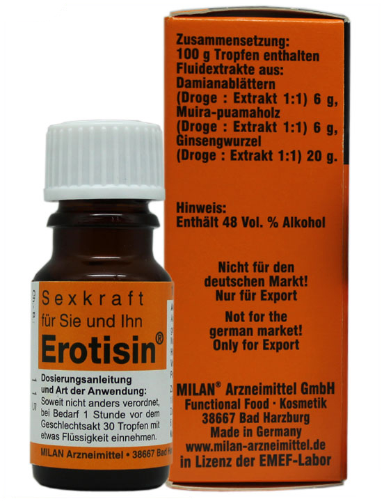 Капли «Эротизин», Erotisin, 10 мл