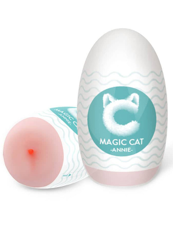 Мастурбатор-яйцо Magic Cat Annie, зеленый, 62x106 мм