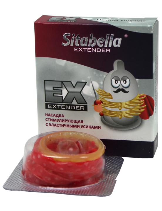 Насадка стимулирующая Extender «Ночная коррида» с эластичными усиками