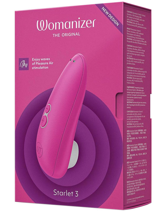 Стимулятор клитора Womanizer Starlet 3, розовый