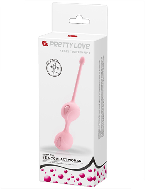 Вагинальные шарики Kegel Tighten UP II со смещённым центром тяжести, 32x163 мм