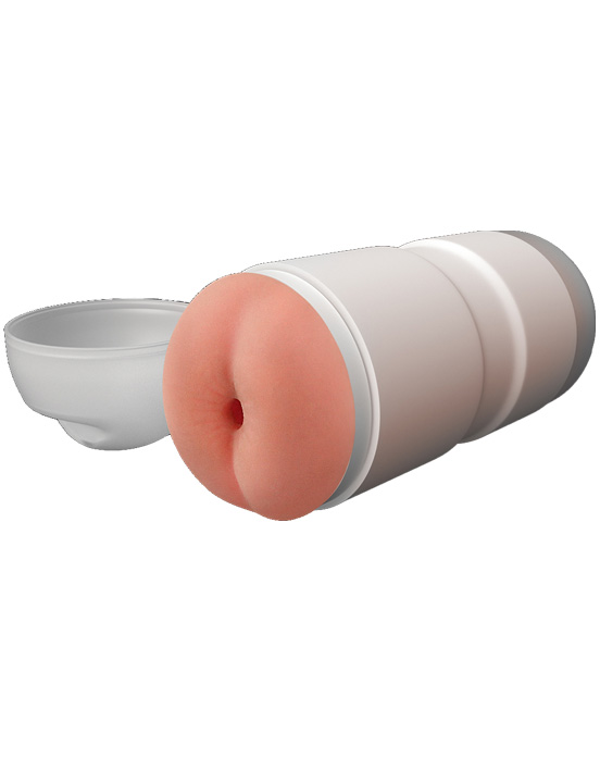 Мастурбатор-анус Sex In A Can  с вибрацией, 65x165 мм
