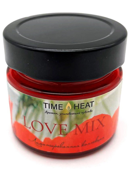 Ароматическая свеча в банке TIME HEAT «Love Mix», 100 мл