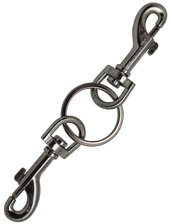 Два карабина соединённые кольцом