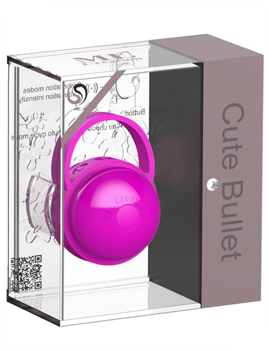 Вибратор клиторальный Cute Bullet, USB, розовый, 46x30 мм