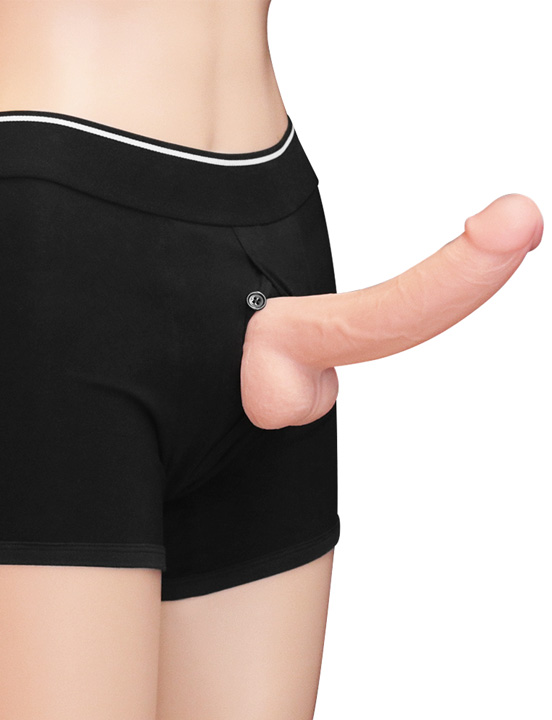 Шорты для страпона INGEN Horny Shorts, чёрный, XL/XXL