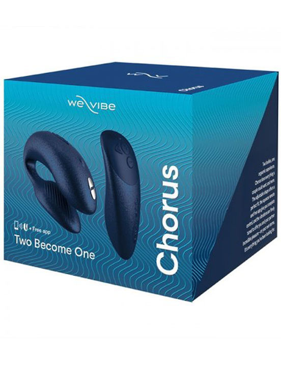Вибромассажёр сенсорный для пар We-Vibe Chorus, синий