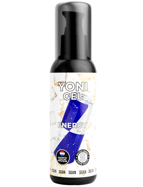 Лубрикант для орального секса SGAN YONI GEL со вкусом энергетика, 100 мл