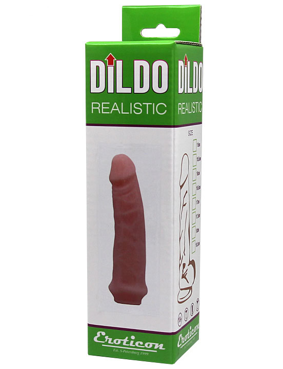 Фаллоимитатор Eroticon Realistic, модерн ультраскин, 40x175 мм