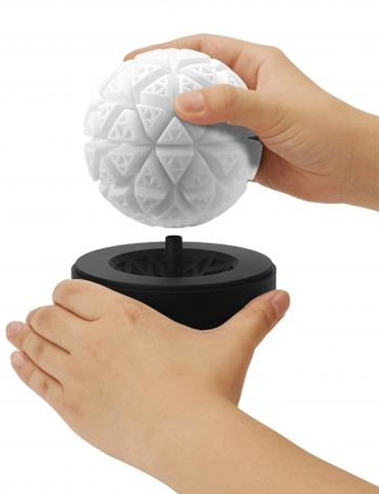 Мастурбатор TENGA GEO Glacier, белый