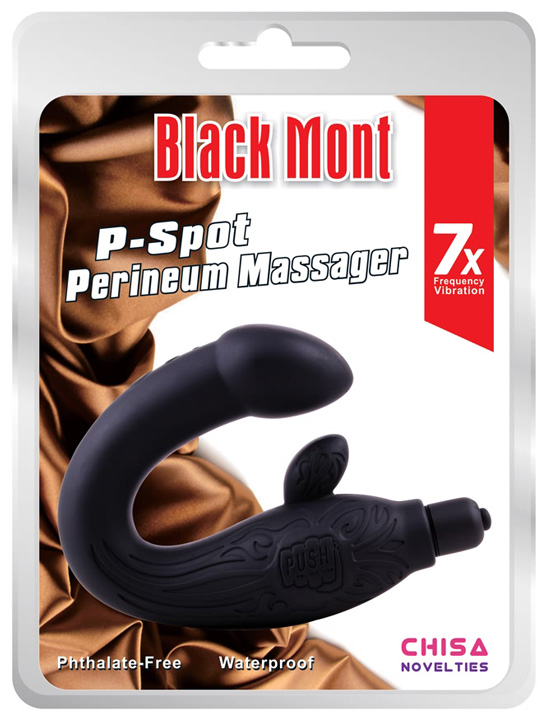 Вибромассажёр для точки G и стимуляции клитора, чёрный