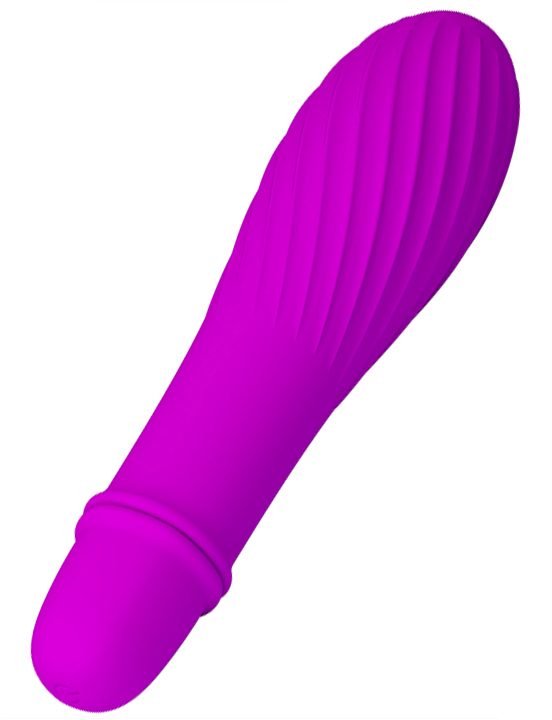 Мини-вибратор SOLOMON, 10 режимов, фиолетовый