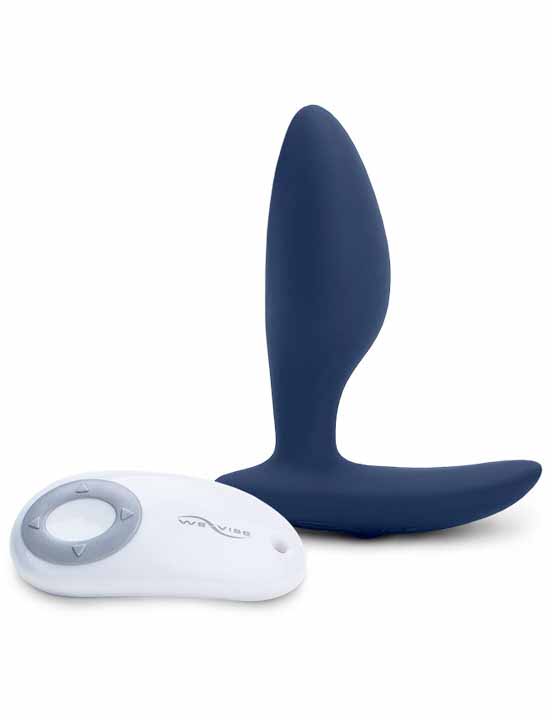 Анальная вибровтулка We-Vibe Ditto, синий, 88x32 мм