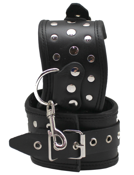 Поножи фигурные, чёрные, размер универсальный