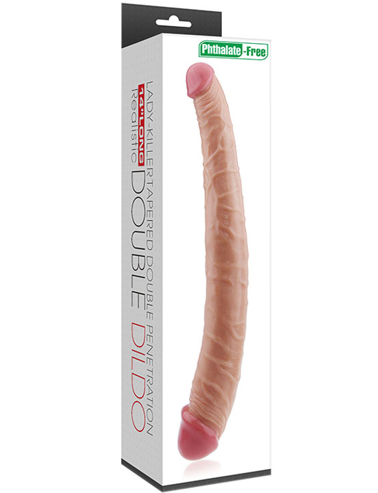 Фаллоимитатор 14" King Size Realistic Ladykiller Tapered Double Penetration