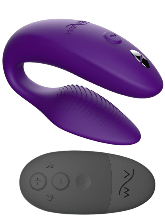 Вибромассажёр для пар We-Vibe Sync 2, фиолетовый