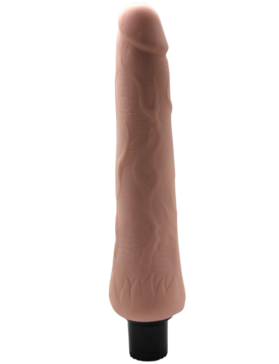 Вибратор Eroticon Vibro Realistic, ультраскин, 34x250 мм