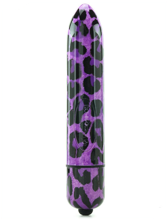 RO-160 Вибратор, фиолетовый леопард, 40х160 мм