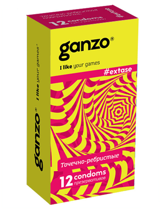 Презервативы GANZO Extase, 12 шт.