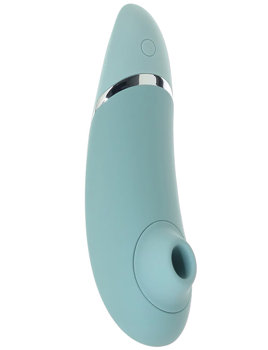 Клиторальный стимулятор Womanizer Next, серо-зелёный