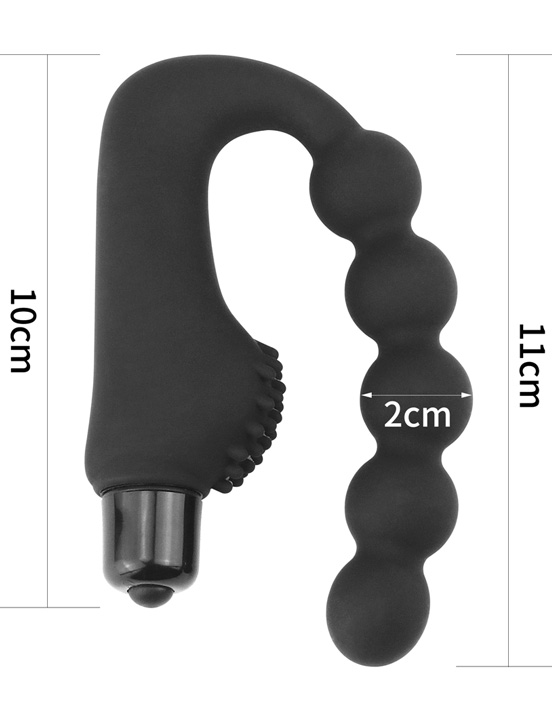 Анальный стимулятор Power Beads, чёрный