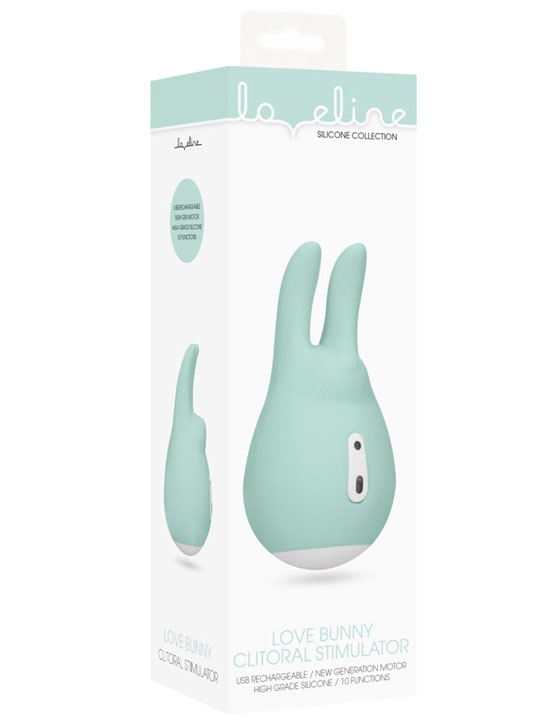 Вибратор клиторальный Love Bunny, USB, 50x95 мм