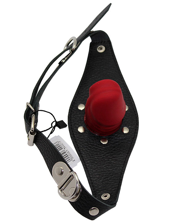 Кляп c фаллосом из натурального латекса