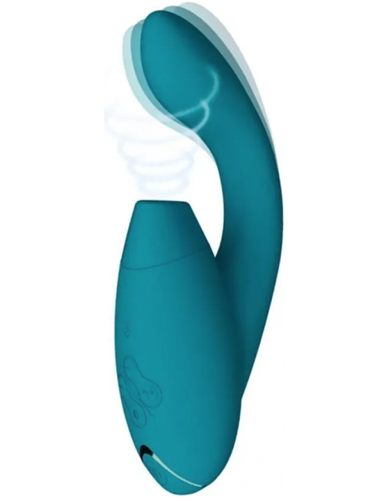 Стимулятор клитора и точки G Womanizer Duo 2, бирюзовый