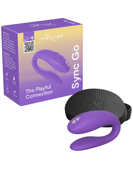 Вибромассажёр для пар We-Vibe Sync Go, фиолетовый