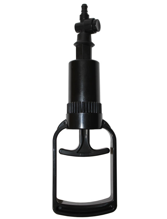 Помпа вакуумная Eroticon PUMP X1 с насосом, чёрная, 60х250 мм