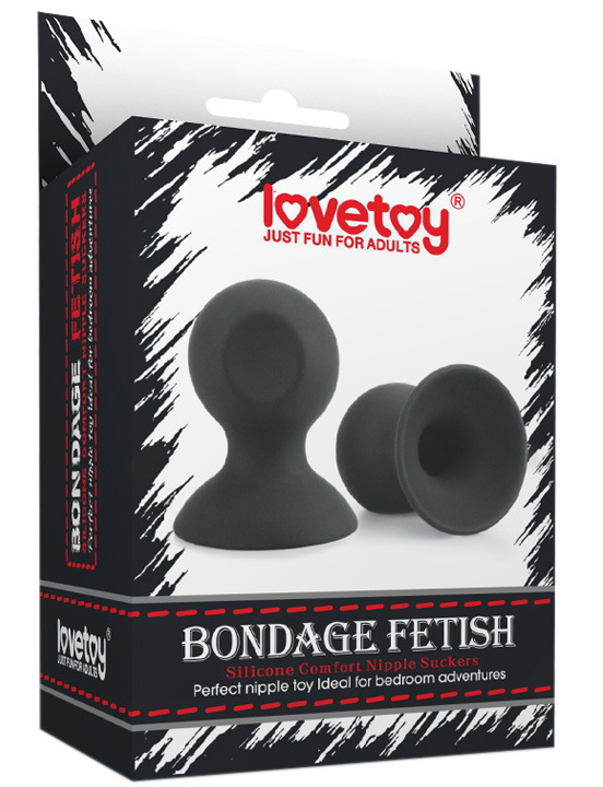 Помпы для сосков Bondage Fetish, чёрный
