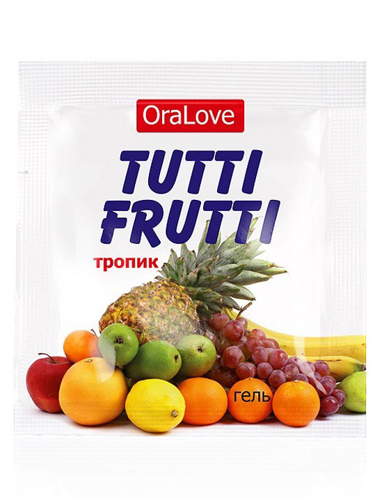 Гель-лубрикант «Tutti-Frutti Тропик» 4 г