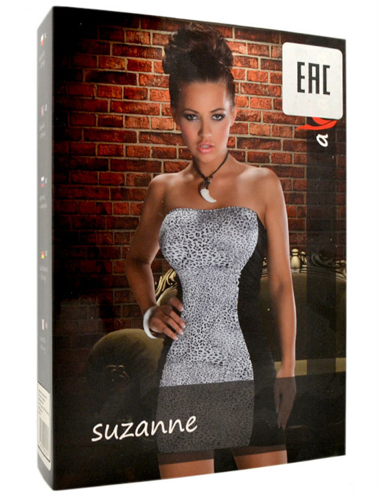 Платье Suzanne, снежный барс, L/XL